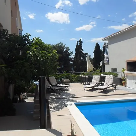 Apartments Villa Natali - Heating Pool Trogir Exterior photo